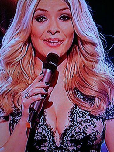 Iam holly willoughby's BOOBS i love to pop out now again to get the views in.