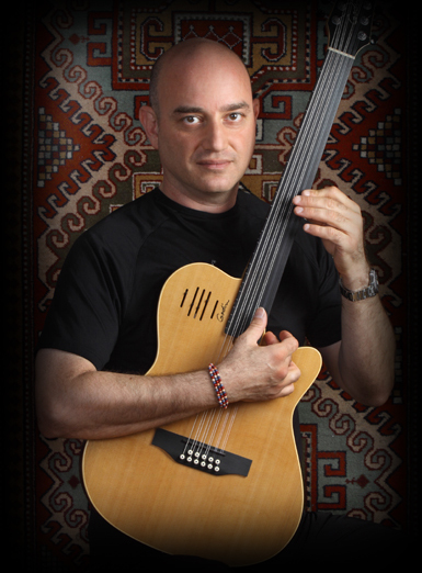 World/jazz musician, composer, producer, plays fretless and fretted electric and acoustic Guitars, Oud, Bouzouki (Greek and Irish), Banjitar, and Mandolin