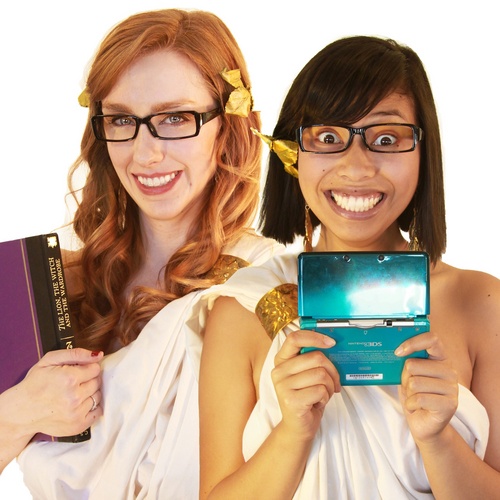 We're quite the characters. Actresses/Nerdesses.