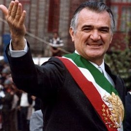 Ex-Presidente de México (1982-1988) Ceja alacranada, serio, muy gris, mediocre. Ahora si ya estoy muerto. Y si, Satanás se parece mucho a CSG.