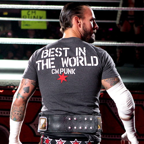 The twitter account for updates on CM PunkR's official site, http://t.co/YTJ6JBUzGY. Follow CM Punk R at @CMPunkR