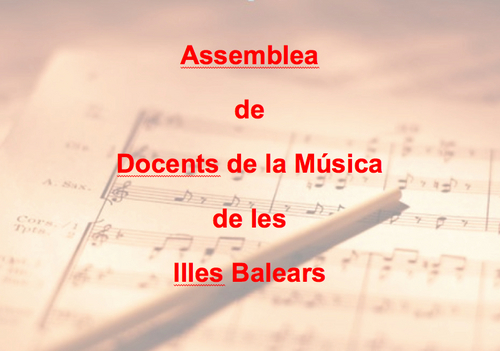 Assemblea de Docents de la Música de les Illes Balears.