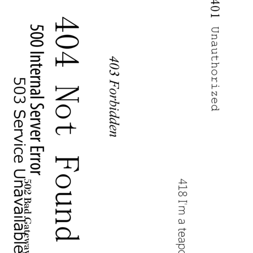 HTTPcode's profile picture. 404 Not Found などのHTTPステータスコードをつぶやいていくbot。解説は http://t.co/6lRgelNZより抜粋。