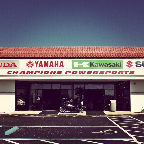 Champions Powersports is Florida's only four-way metric store representing Honda, Yamaha, Kawasaki and Suzuki in one giant 24,000sq ft store!