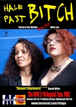Comedy Show with @missdcomedy and @minaznaidi for Edinburgh Fringe running 2-10 Augst, The Hive - Alternative Fringe, with a female superguest every day.