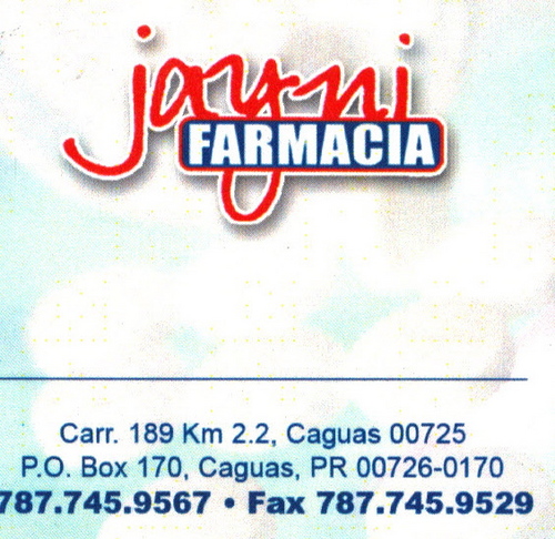Con 16 aňos de experiencia y sirviendole a la comunidad, en Farmacia Jayni encontrara el servicio que usted se merece.