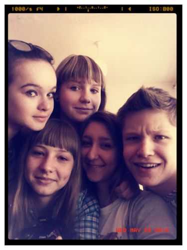 I'm cheerful and sociable girl. I love my friends and go for a walk. :DD
