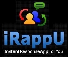 iRappU is an innovative instant response mobile application that will respond on your behalf automatically, hands-free. iRappU is on the Android and iPhone!