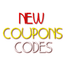 New Coupons Codes dedicated for everyday usage for everyone who interested in great bargains and discount offers.