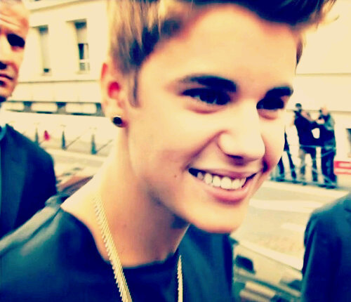 Justin Bieber: The boy who makes me forget about all my troubles and fears.