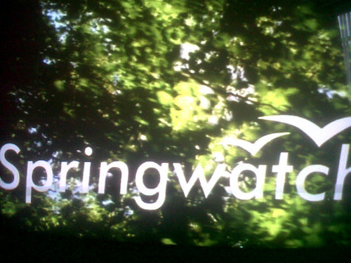 Online Fans of Spring Watch. SpringWatch on BBC Two at 8pm & Unsprung weekdays. Also Webcams are also on weekends as well as weekdays on the website
