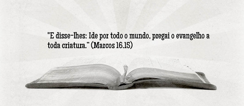 E disse-lhes: Ide por todo o mundo, pregai o evangelho a toda criatura. Fomos chamados pelo senhor e separados para a nobre e suprema tarefa da evangelização.
