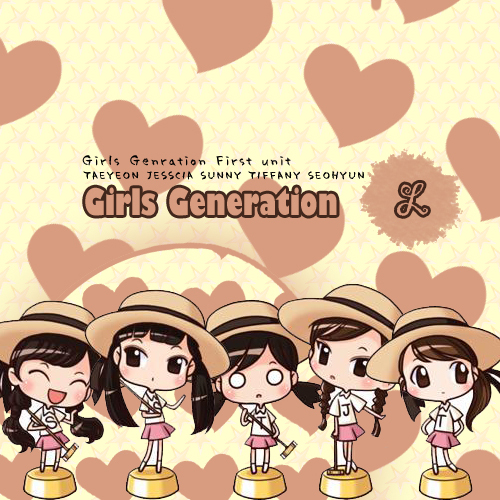 ? Nine angels ~ Yuri Yoona Taeyeon Hyoyeon Seohyun Sooyoung Jessica Tiffany and Sunny