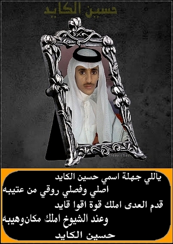 الاسم/ حسين الكايد 
العمر   /22