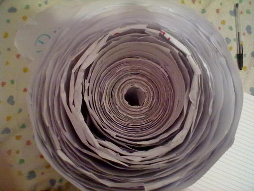 Twitter feito para divulgar uma Carta feita para os Rebeldes ...Essa carta já tem 100 metros e nosso sonho é conseguir entrega-lá