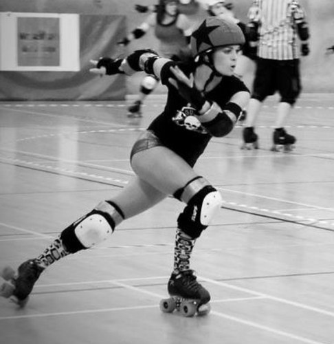 Skater at BoomTown Rollers