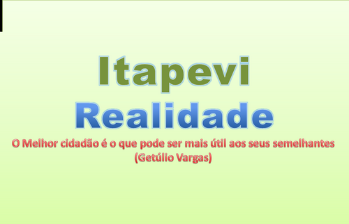 Espaço  fiscalizador dos serviços públicos da cidade de Itapevi. Junte-se a mim e ajude a divulgar o perfil!