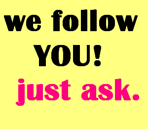 wefollowyou's profile picture. we follow you. JUST ASK.