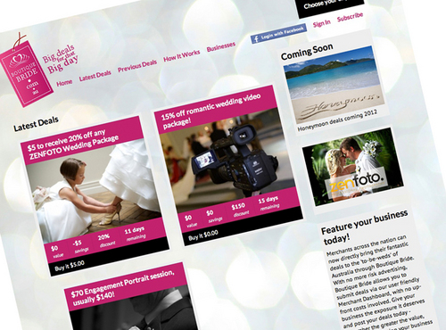 With a fantastic new design, and exciting new features, you can take advantage of deals for your wedding day at up to 80% off!