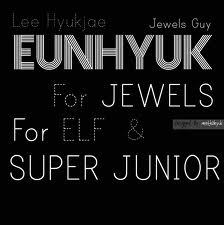 So proud we have a dancing machine like him, always do your best to SUPER JUNIOR and always smiling under any circumstance 
EUNHYUK  (◦'⌣')♥('⌣'◦)