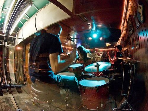 Drummer for The Long Con. I am also the owner/operator of Fat Voltage Recording Co.