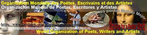 La Organización Mundial de los Poetas, Escritores y Artistas y nuestra ONG 

Siguenos en Facebook
https://t.co/RRniP0x9