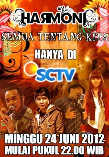 Akun twitter resmi Konser HARMONI - SCTV.