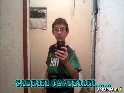 Eu sou o Gabriel Da Silva Caveriani tenho 15 anos estudo no cene estou na oitava serie e estou solteiro.