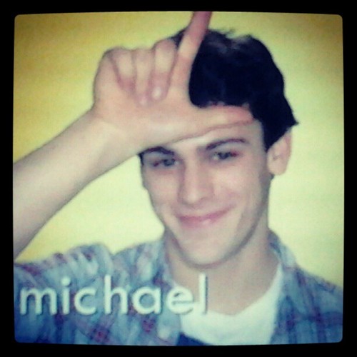 Suponting Michael Weisman in the second season of @TheGleeProject =)