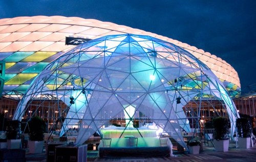 Domes Europe the innovative event solution. 

The Dome is an innovative and original solutions in temporary venues and is available in various sizes.