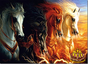 The 4 bakers of the d0x apocalypse riding their sugarhorses to bring the seismic d0x assault mayhem. #Anonymous candymen nomz.