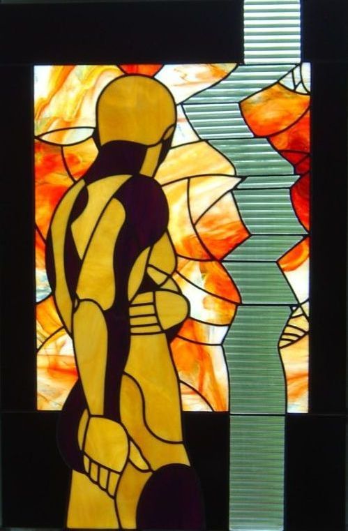 Independent stained glass artist.