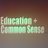 EducationCommonSense