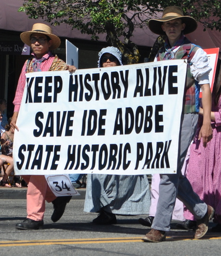 Working to assist Wm B. Ide Adobe State Park- where History Comes Alive!- in Red Bluff any way we can Park Hours F S & Sun sunrise-sunset; Visitors Center 10-4