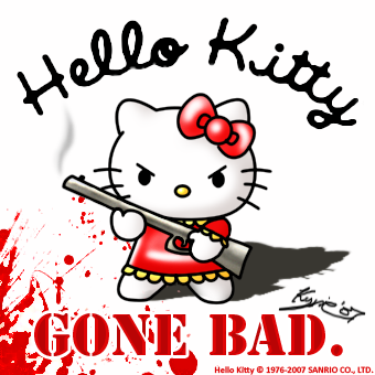 Hi i'm Fuck you kitty. you may know hello kitty, but shes a prissy bitch.