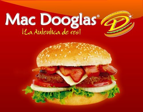 Hamburguesas Mac Dooglas. ¡La autentica de res!