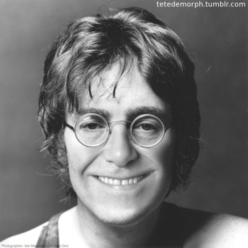 Compte Twitter du Tumblr Tête de Morph. Concept : 2 personnes, 2 noms, 1 image. Le nom de la première est le prénom de la deuxième comme Elton John Lennon.