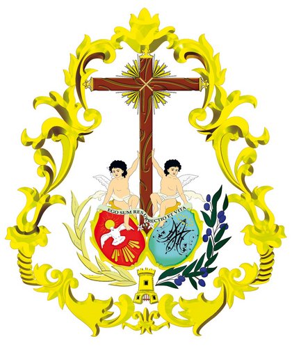 Escudo Resurrección Linares (Fuente: Twitter de la Hermandad)