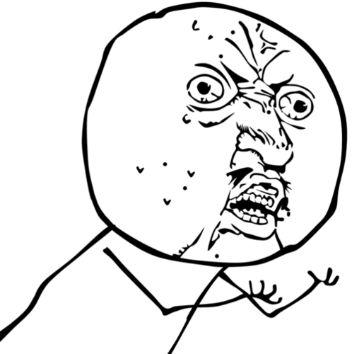 Y U NO FOLLOW ME?