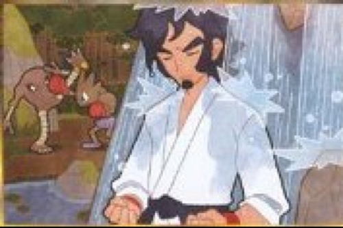 Hello I'm Eddie,

I'm am constantly training with my Fighting pokemon at my dojo outside of Pewter City.

Stop by if you would like to train.