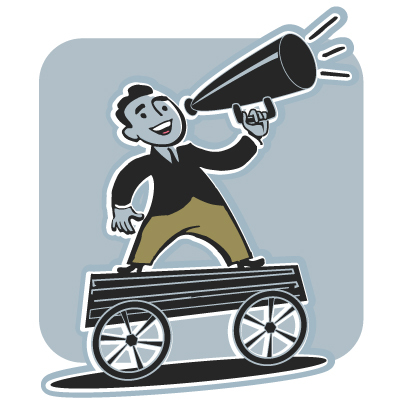 The razzmatazz of a parade through twitterville - BandwagonBuzz shares announcements about everyday people in your community.