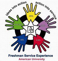 The Freshman Service Experience is a three night, two day program focused on community service,leadership and orientation to American University and DC