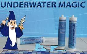 Underwater Magic  is helping people to save the water in their swimming pool. Fix your pool while the water is inside. Salt, Clorine and Fresh water suitable.