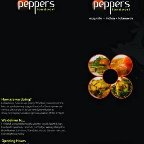pepperswitney's profile picture. New Peppers is Witney's finest Indian restaurant offering authentic tandoori cuisine to take away, made fresh everyday from the finest ingredients by our chefs.