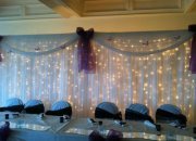 WE RUN A WEDDING DECOR COMPANY WE PROVIDE CHAIR COVERS, TABLE CLOTHS, BACKDROP CURTAIN, CENTREPIECES, BALLOONS, etc