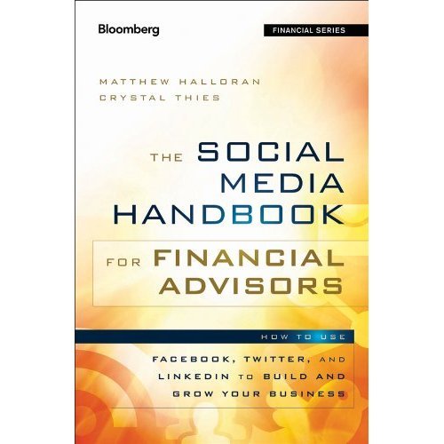 A page dedicated to the book,The Social Media Book for Financial Advisors.