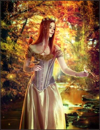 I am referred to as the Gentle and the healer of hurts and of weariness. My name means Rest, wife of Irmo. Valar. (LOTR, Silmarillion. Role Play)