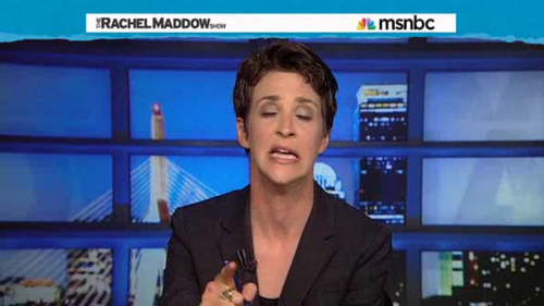 I like Rachel Maddow, My iBook G4 not so much.