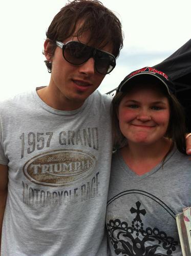 I like the bands Marianas Trench and Paradise Fears. Check them out. I also write lyrics to songs.