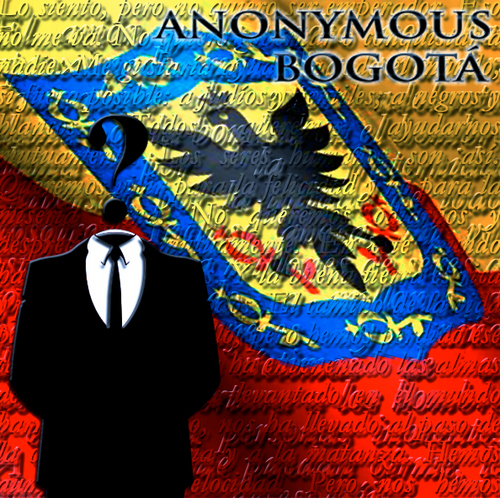 Twitter oficial de Anonymous Bogotá.